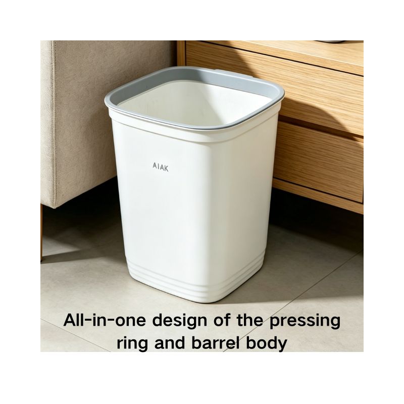 Heavy Duty Square Plastic Trash Can | Commercial Grade Waste Bin for Wholesale