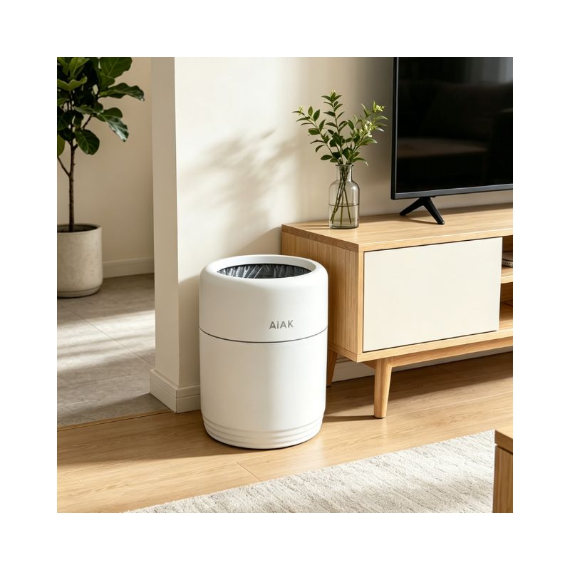 Detachable Round Sanitary Bin